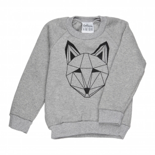 Just Call Me Fox Sweater Grey