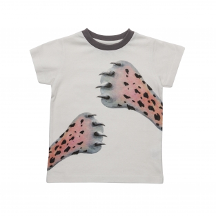 VOPNI-TSHIRT with tiger paws