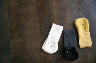 MINI-DRESSING bunny socks (pair of 3)